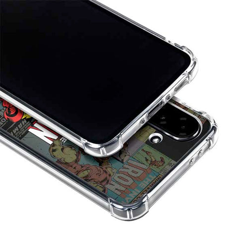 Marvel Classic Comics Iron Man Action Vintage Galaxy A36 5G Clear Case