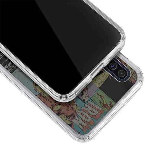 Marvel Classic Comics Iron Man Action Vintage Galaxy A50 Clear Case