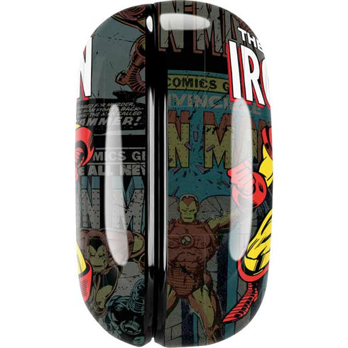 Marvel Classic Comics Iron Man Action Vintage Galaxy Buds Pro Skin