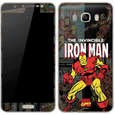 Marvel Classic Comics Iron Man Action Vintage Galaxy J7 Skin