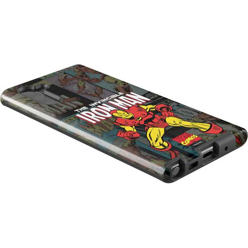 Marvel Classic Comics Iron Man Action Vintage Galaxy Note 10 Pro Case