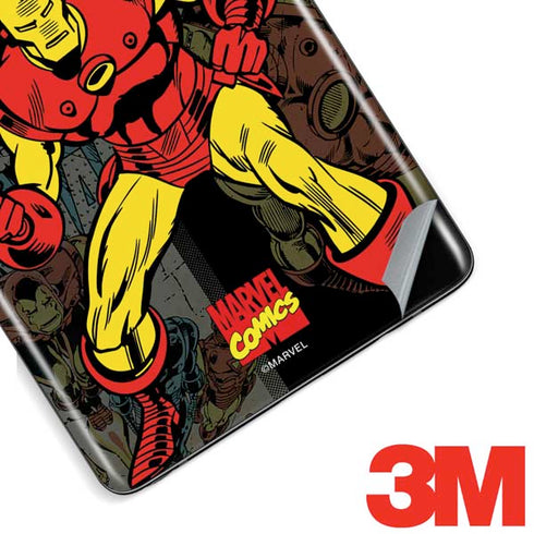 Marvel Classic Comics Iron Man Action Vintage Galaxy Note 8 Skin