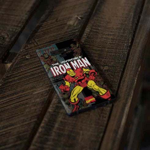 Marvel Classic Comics Iron Man Action Vintage Galaxy Note 9 Skin