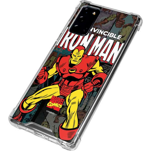 Marvel Classic Comics Iron Man Action Vintage Galaxy Note20 5G Clear Case