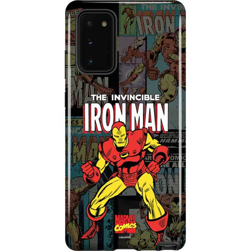 Marvel Classic Comics Iron Man Action Vintage Galaxy Note20 5G Pro Case
