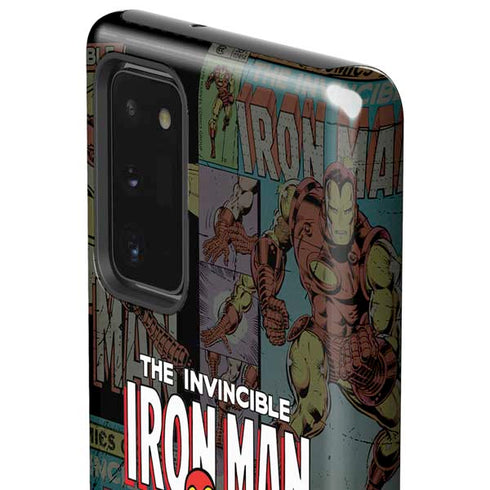Marvel Classic Comics Iron Man Action Vintage Galaxy Note20 5G Pro Case