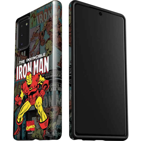 Marvel Classic Comics Iron Man Action Vintage Galaxy Note20 5G Pro Case