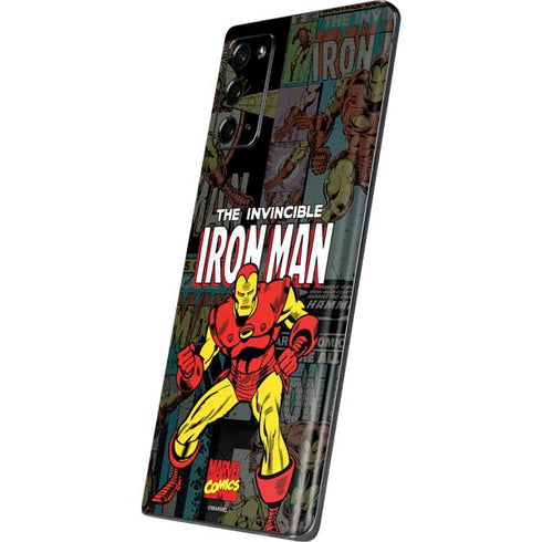 Marvel Classic Comics Iron Man Action Vintage Galaxy Note20 5G Skin