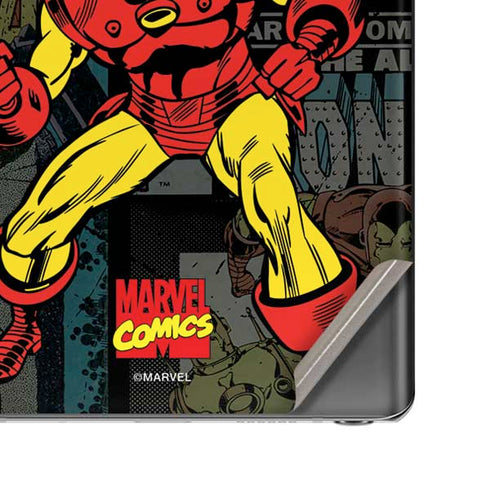 Marvel Classic Comics Iron Man Action Vintage Galaxy Note20 5G Skin
