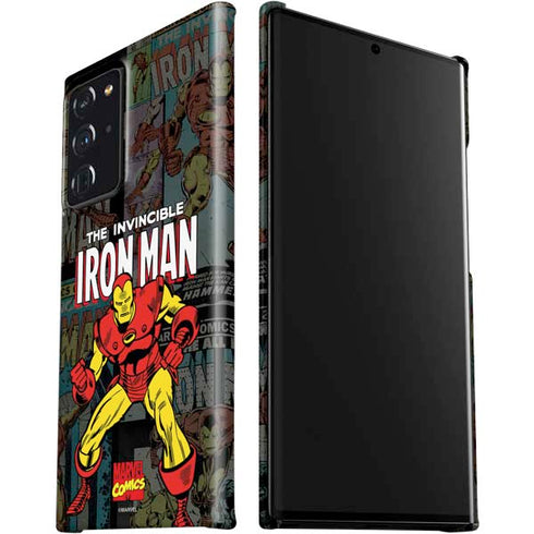 Marvel Classic Comics Iron Man Action Vintage Galaxy Note20 Ultra 5G Lite Case