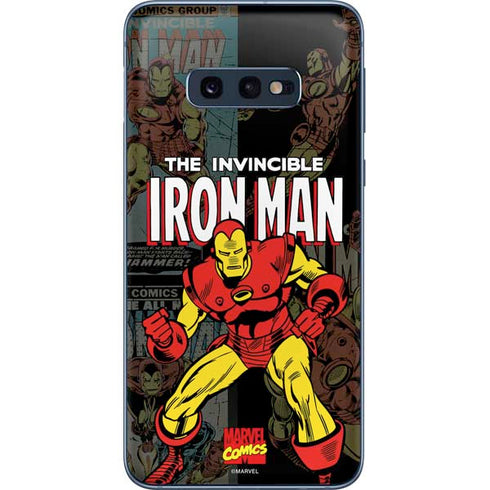 Marvel Classic Comics Iron Man Action Vintage Galaxy S10e Skin
