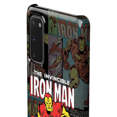 Marvel Classic Comics Iron Man Action Vintage Galaxy S20 Lite Case