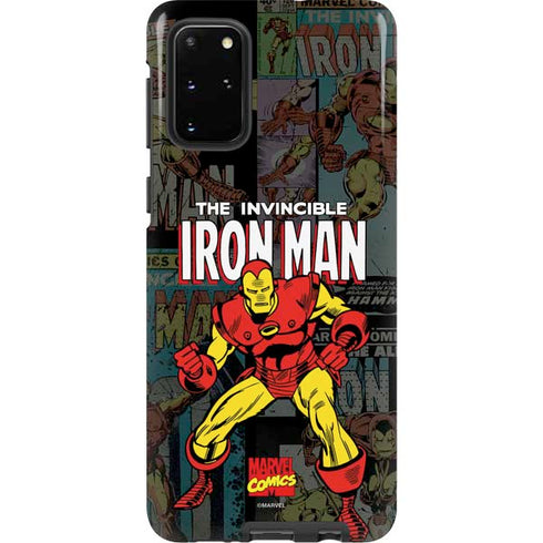Marvel Classic Comics Iron Man Action Vintage Galaxy S20 Plus Pro Case