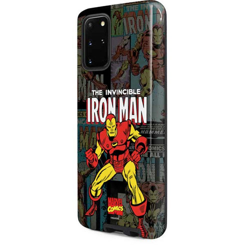 Marvel Classic Comics Iron Man Action Vintage Galaxy S20 Plus Pro Case