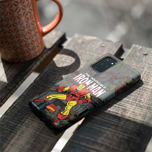 Marvel Classic Comics Iron Man Action Vintage Galaxy S20 Plus Pro Case