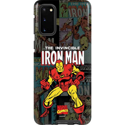 Marvel Classic Comics Iron Man Action Vintage Galaxy S20 Pro Case