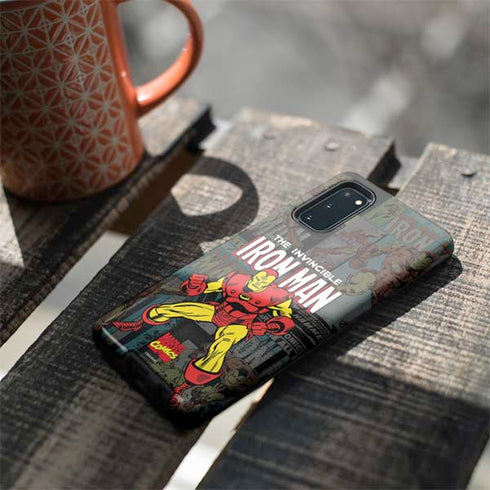 Marvel Classic Comics Iron Man Action Vintage Galaxy S20 Pro Case