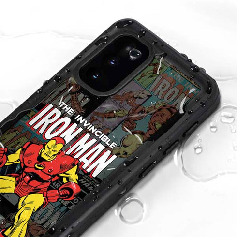 Marvel Classic Comics Iron Man Action Vintage Galaxy S20 Waterproof Case