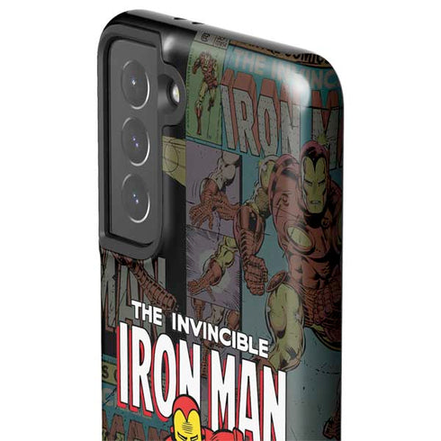 Marvel Classic Comics Iron Man Action Vintage Galaxy S21 5G Pro Case