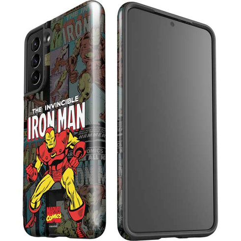 Marvel Classic Comics Iron Man Action Vintage Galaxy S21 5G Pro Case