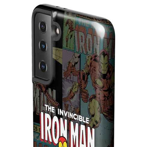 Marvel Classic Comics Iron Man Action Vintage Galaxy S21 FE Pro Case