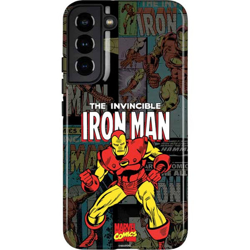 Marvel Classic Comics Iron Man Action Vintage Galaxy S22 Plus Pro Case