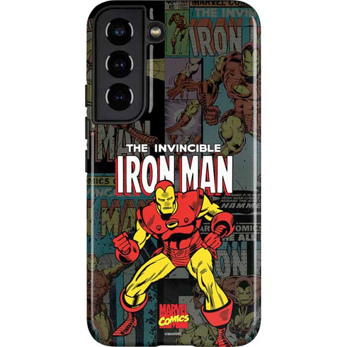 Marvel Classic Comics Iron Man Action Vintage Galaxy S22 Pro Case
