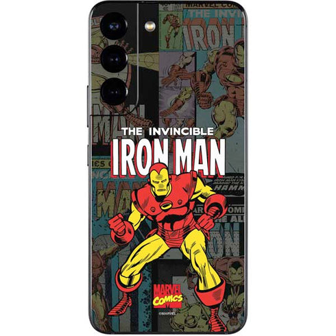 Marvel Classic Comics Iron Man Action Vintage Galaxy S22 Skin