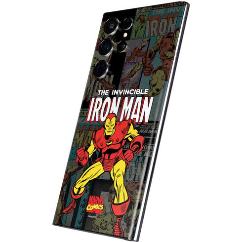 Marvel Classic Comics Iron Man Action Vintage Galaxy S22 Ultra Skin