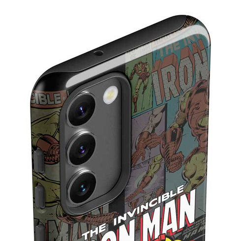 Marvel Classic Comics Iron Man Action Vintage Galaxy S23 Plus Pro Case