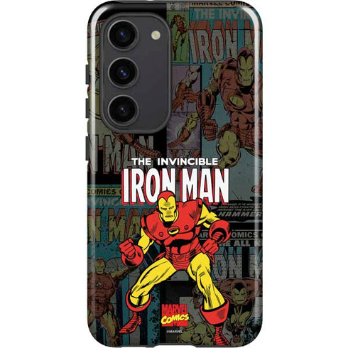Marvel Classic Comics Iron Man Action Vintage Galaxy S23 Pro Case