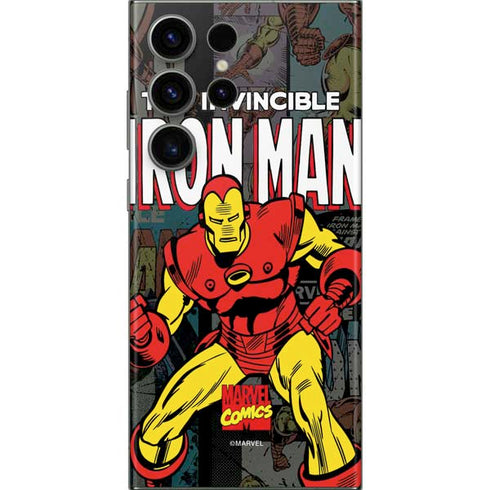 Marvel Classic Comics Iron Man Action Vintage Galaxy S23 Ultra Skin