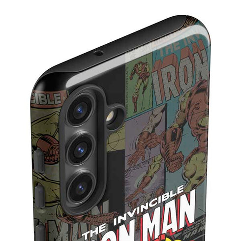 Marvel Classic Comics Iron Man Action Vintage Galaxy S24 Impact Case