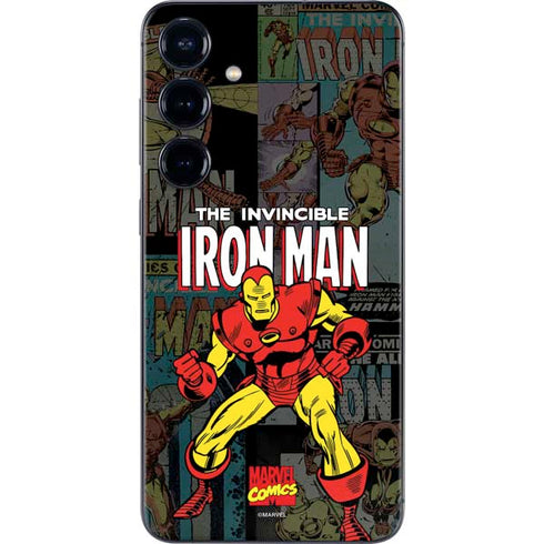 Marvel Classic Comics Iron Man Action Vintage Galaxy S24 Plus Skin
