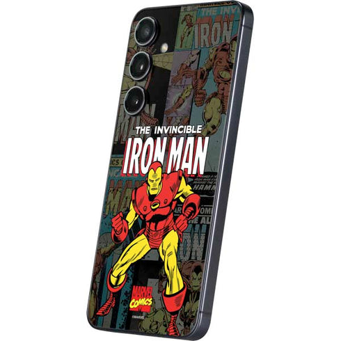 Marvel Classic Comics Iron Man Action Vintage Galaxy S24 Skin