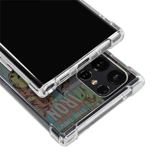 Marvel Classic Comics Iron Man Action Vintage Galaxy S24 Ultra Clear Case