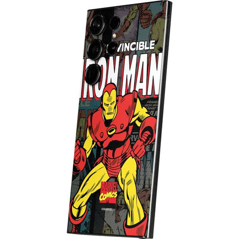 Marvel Classic Comics Iron Man Action Vintage Galaxy S24 Ultra Skin