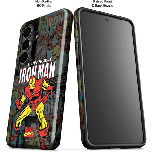 Marvel Classic Comics Iron Man Action Vintage Galaxy S26 Impact Case