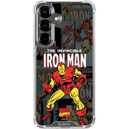 Marvel Classic Comics Iron Man Action Vintage Galaxy S26 Plus Clear Case