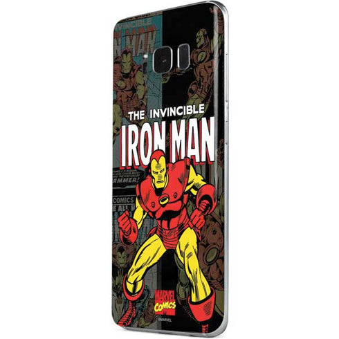 Marvel Classic Comics Iron Man Action Vintage Galaxy S8 Skin