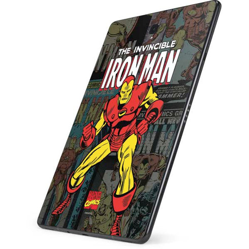 Marvel Classic Comics Iron Man Action Vintage Samsung Galaxy Tab Skin