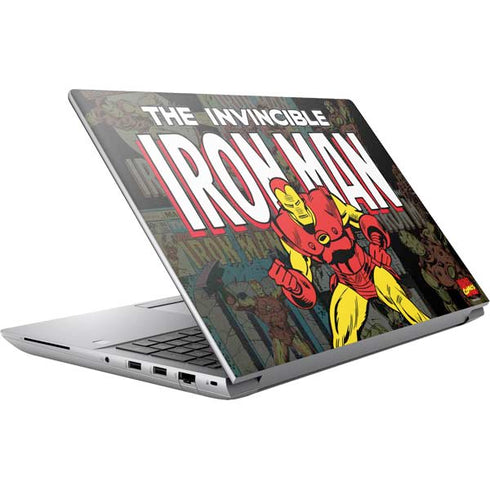 Marvel Classic Comics Iron Man Action Vintage HP ZBook Fury 16 G10 Skin