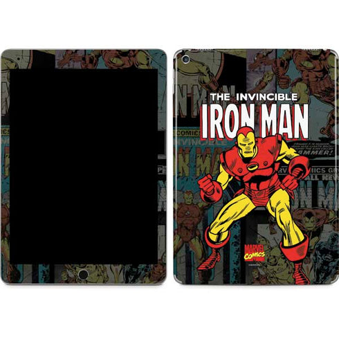 Marvel Classic Comics Iron Man Action Vintage iPad Skins