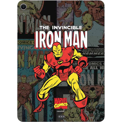 Marvel Classic Comics Iron Man Action Vintage Apple iPad Air Skin