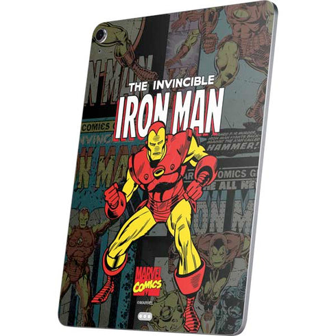 Marvel Classic Comics Iron Man Action Vintage Apple iPad Air Skin
