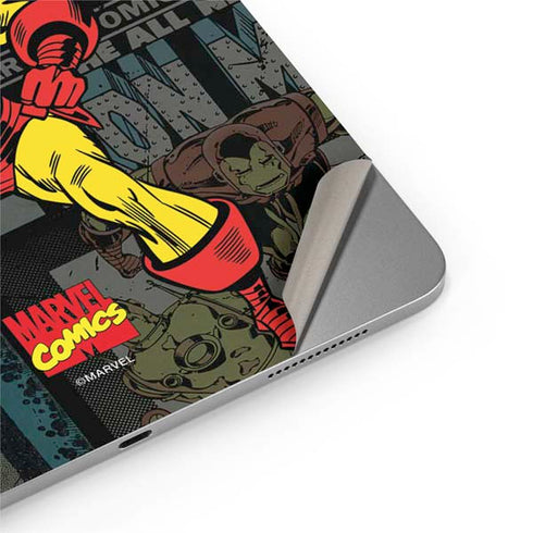 Marvel Classic Comics Iron Man Action Vintage Apple iPad Air Skin