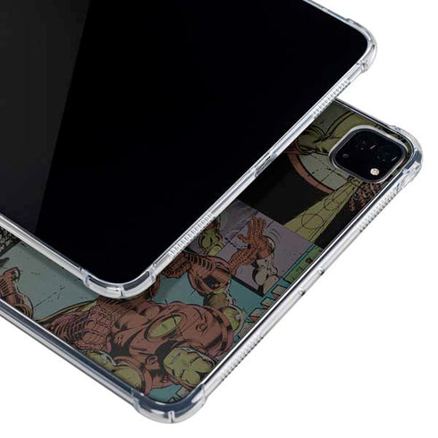 Marvel Classic Comics Iron Man Action Vintage iPad Pro 11in (2024) Clear Case