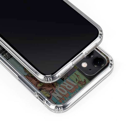 Marvel Classic Comics Iron Man Action Vintage iPhone 11 Clear Case
