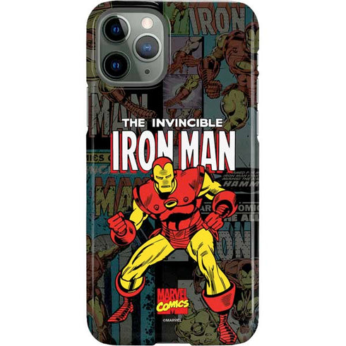 Marvel Classic Comics Iron Man Action Vintage iPhone 11 Pro Lite Case