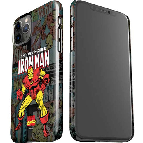 Marvel Classic Comics Iron Man Action Vintage iPhone 11 Pro Lite Case